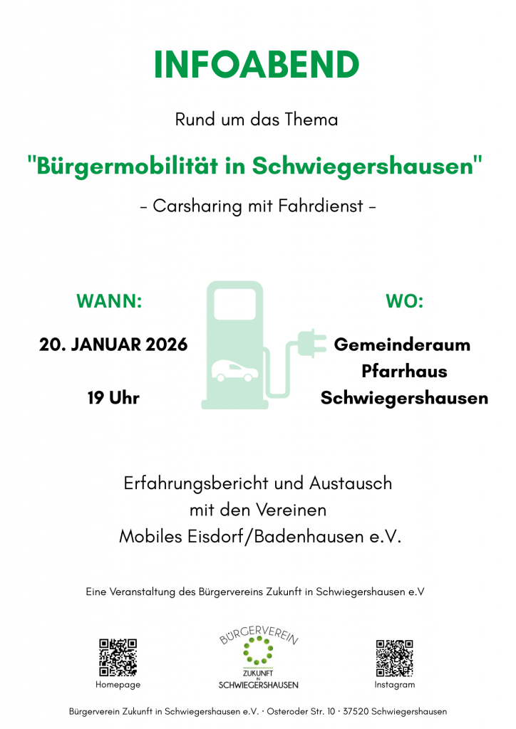 Einladung zum Infoabend